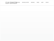 Tablet Screenshot of clayjohnson.com